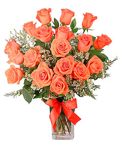 Dozen Orange Roses