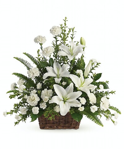 White Sympathy Basket